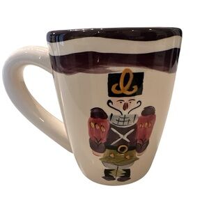 Holiday Tabletop Espana Hand Painted Nutcracker Christmas 10 Oz Coffee Tea Mug